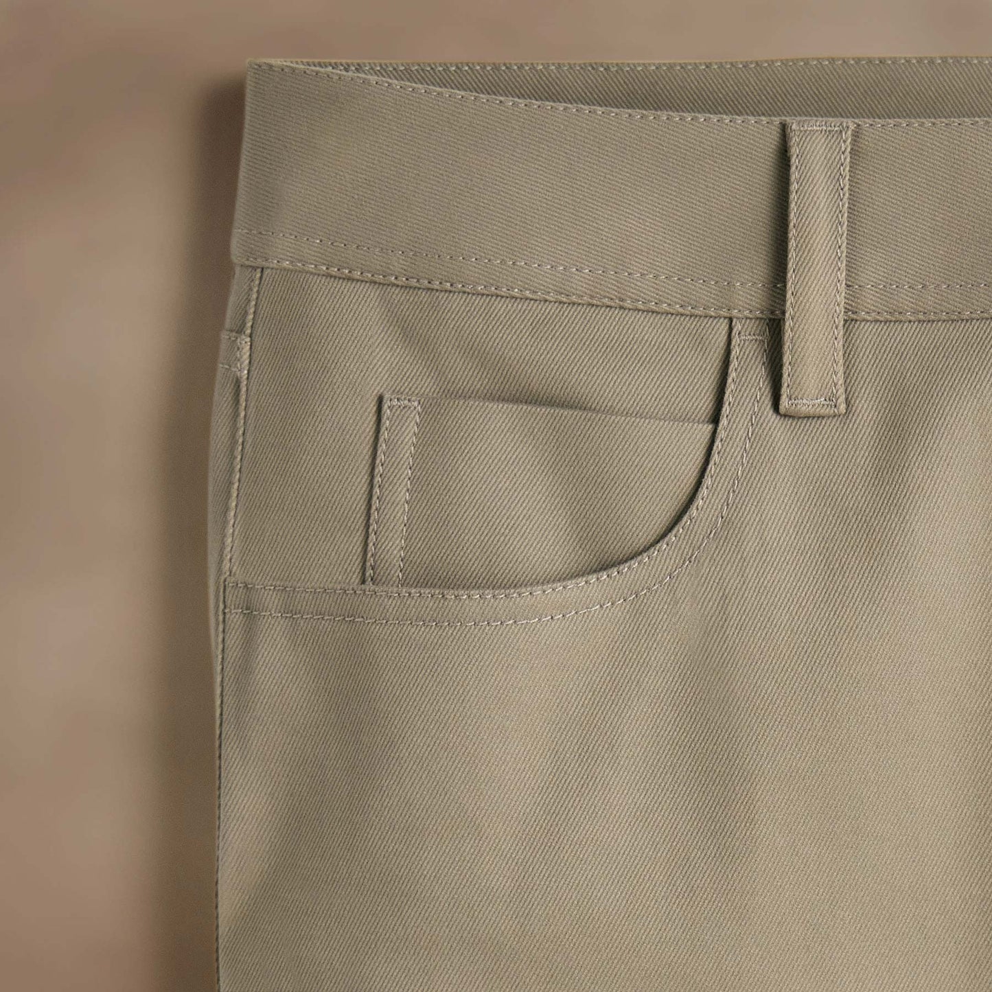 Cashmere Touch 5 Pocket Pant - Light Tan