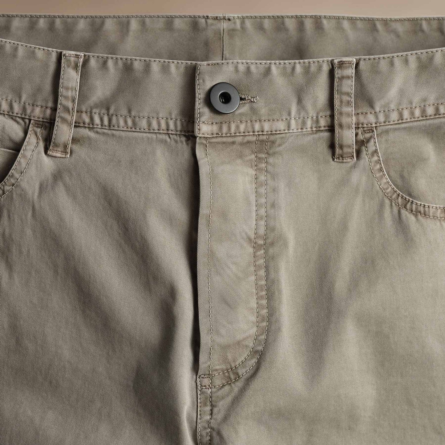 Brushed Twill 5 Pocket Pant - Light Tan Pigment