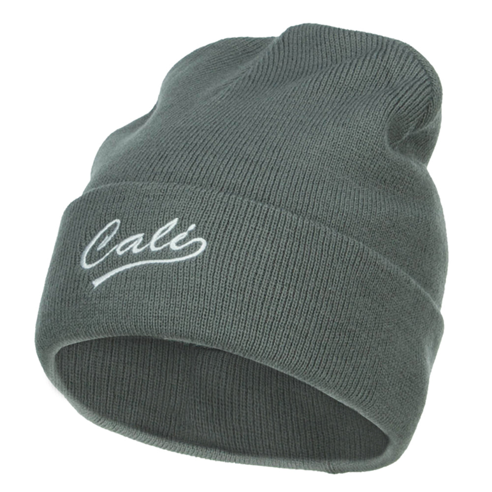 Cali Embroidered Big Size Beanie