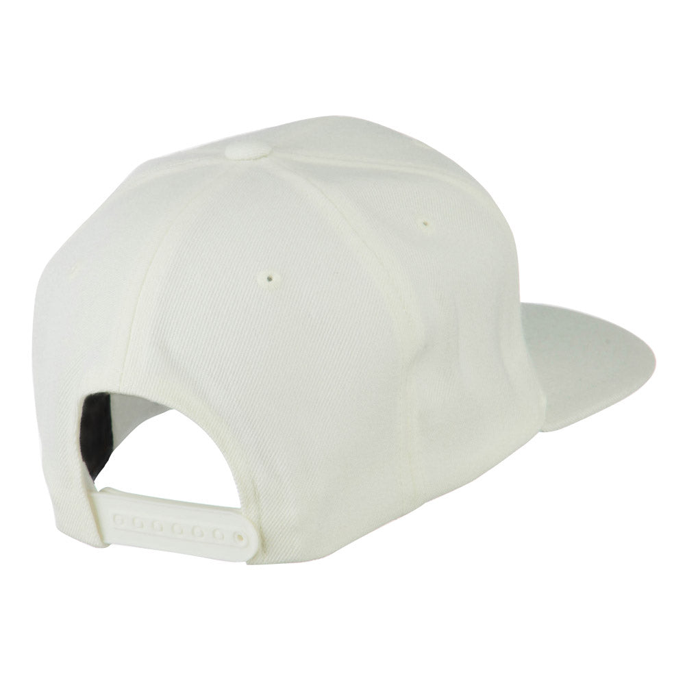 Brave Embroidered Flat Bill Cap