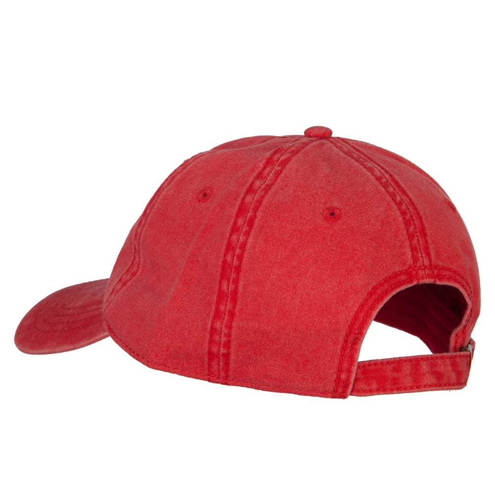 Jolly Rogers Skull Embroidered Washed Cotton Twill Cap