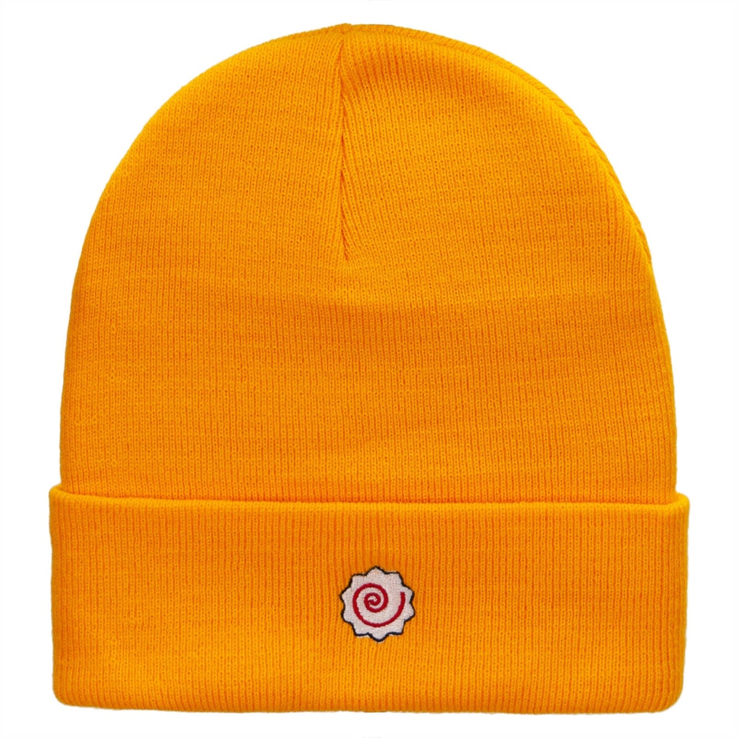 Naruto Fish Cake Embroidered 12 inch Acrylic Cuffed Long Beanie