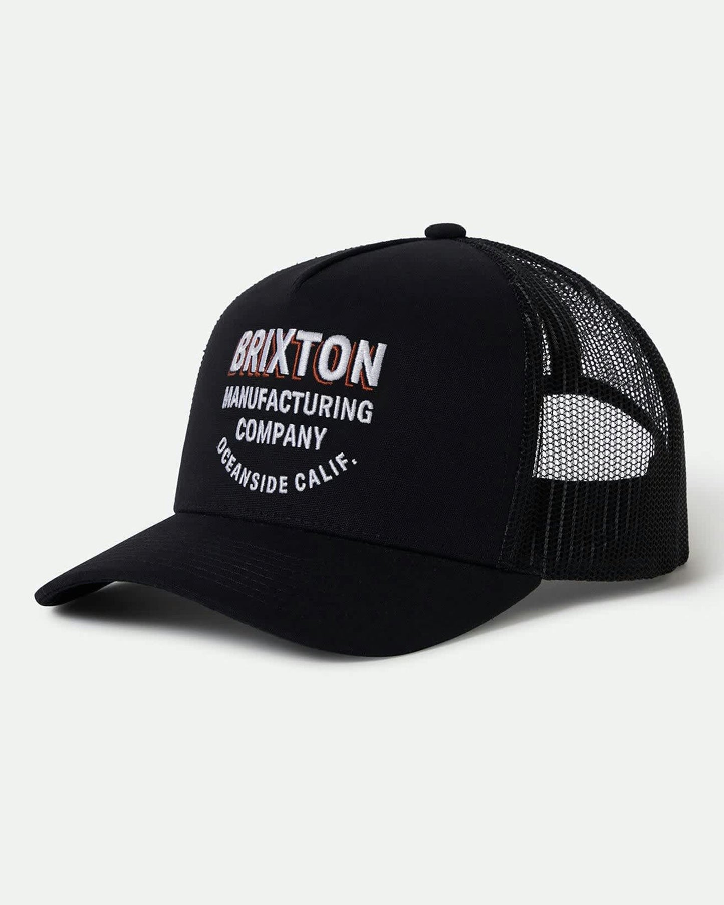 Crest Netplus Trucker Hat - Black / Black