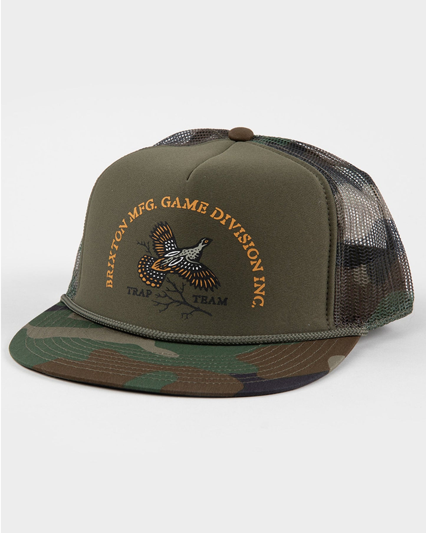 Game Netplus Trucker Hat - Camo / Olive / Camo
