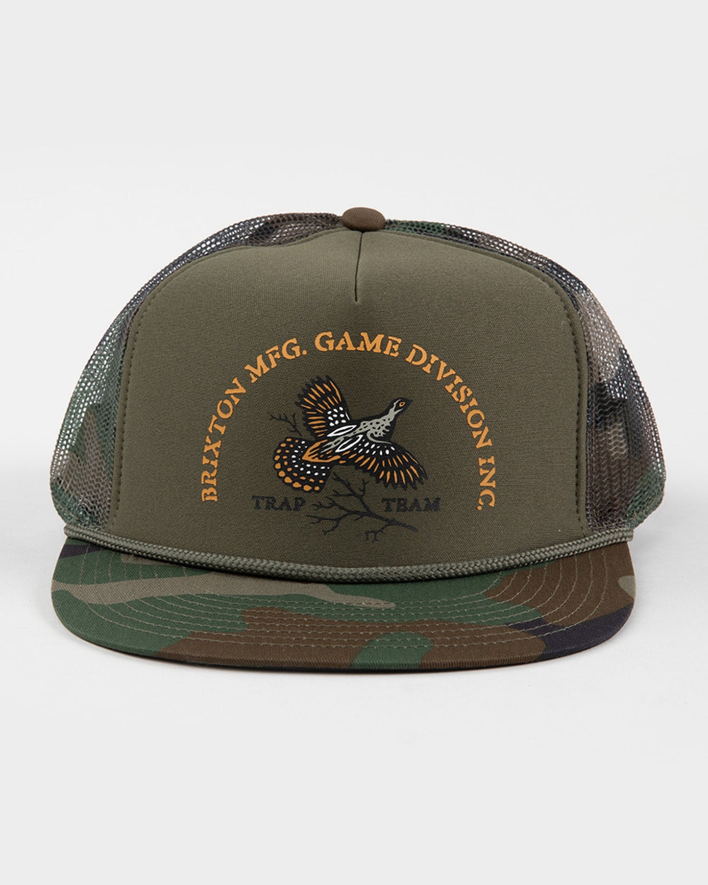 Game Netplus Trucker Hat - Camo / Olive / Camo