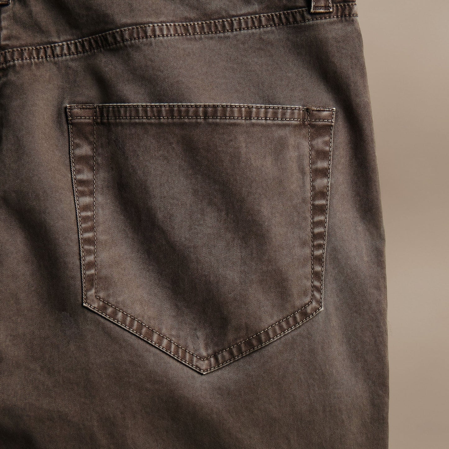 Brushed Twill 5 Pocket Pant - Loam Pigment