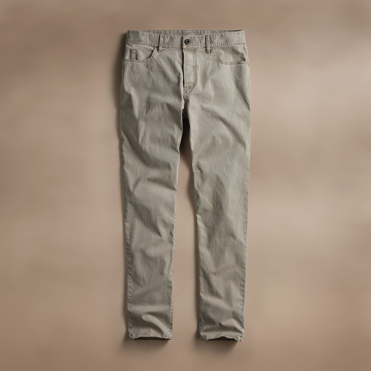 Brushed Twill 5 Pocket Pant - Light Tan Pigment