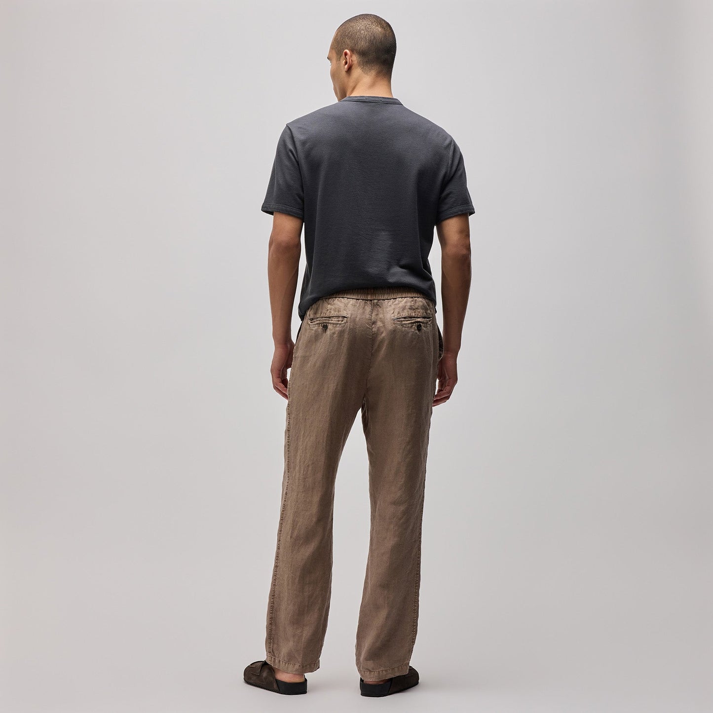 Relaxed Linen Pant - Cargo Pigment