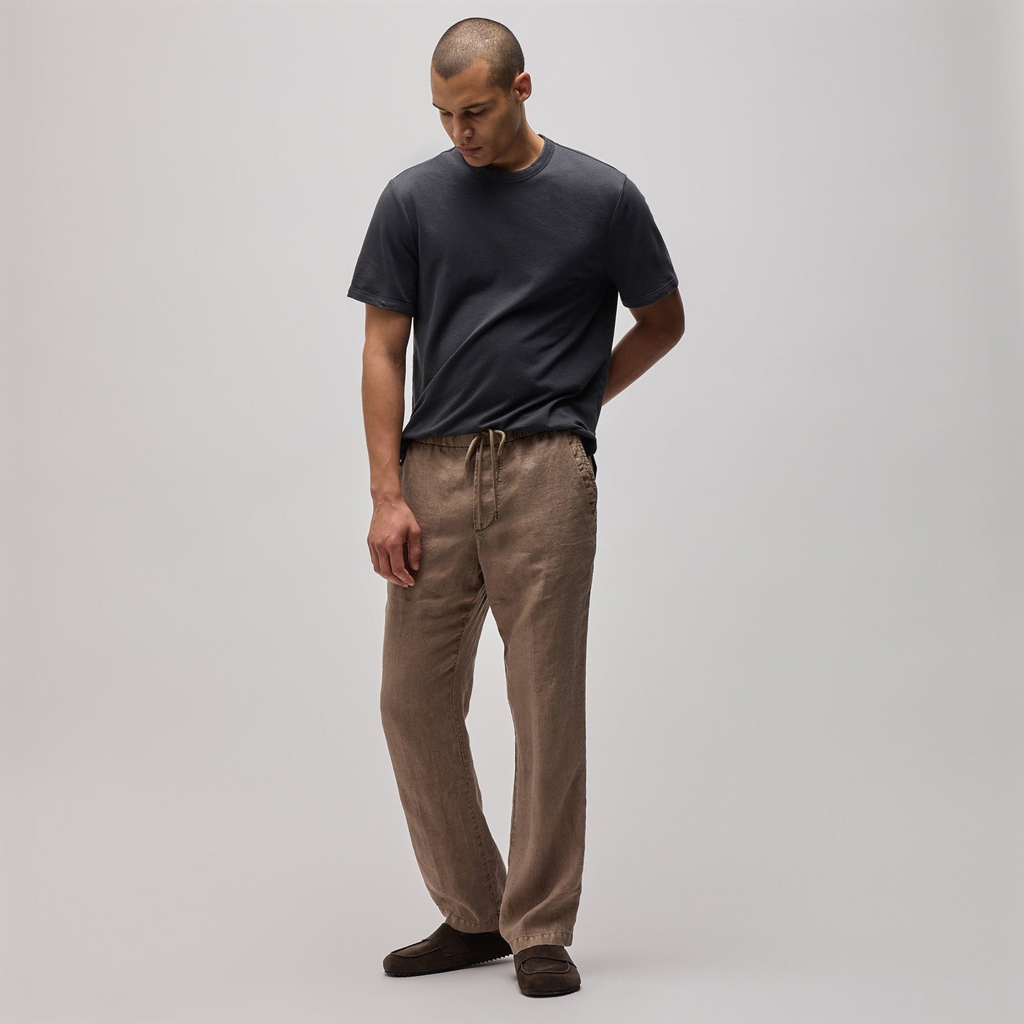 Relaxed Linen Pant - Cargo Pigment