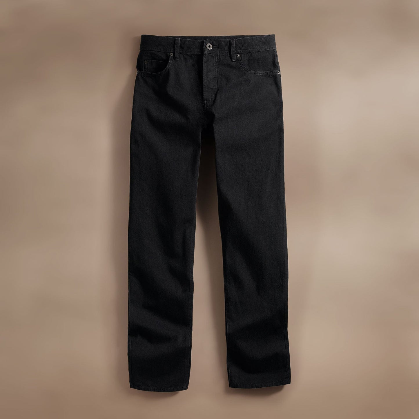 Black Denim 5 Pocket Pant - Black