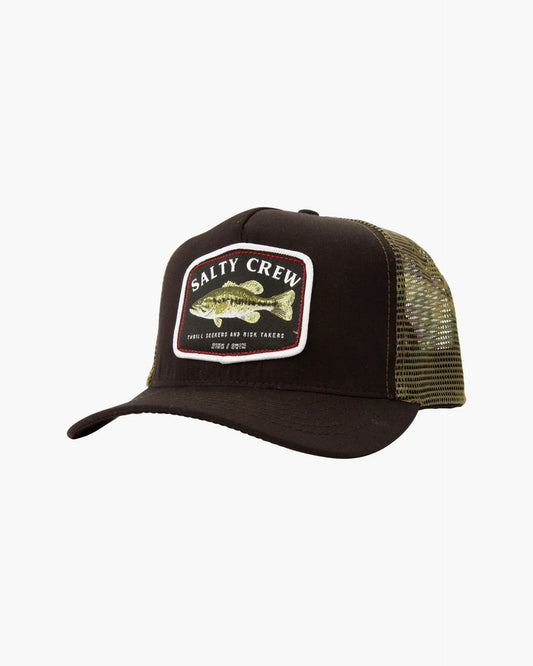 Bigmouth Trucker Hat - Black / Camo