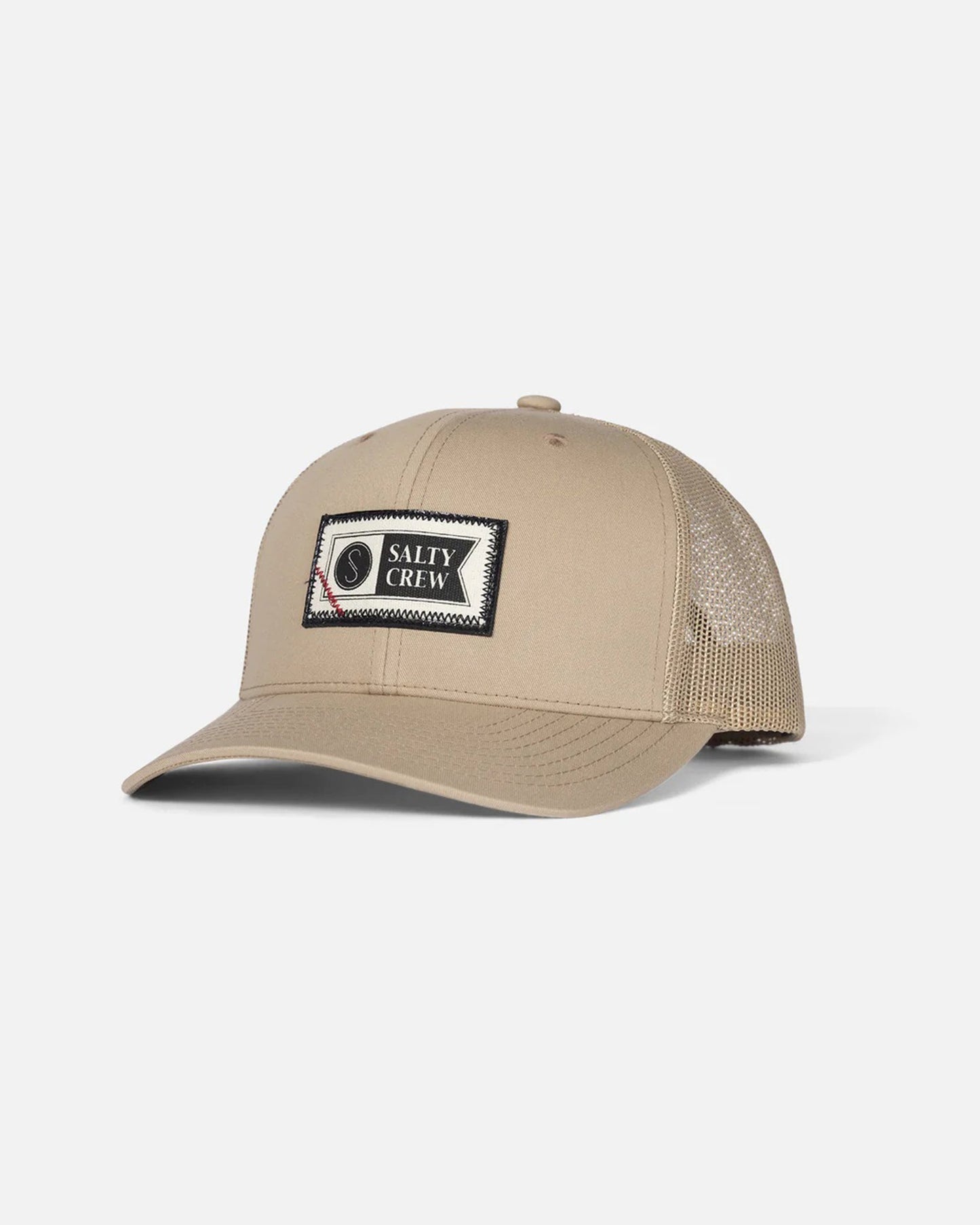 Topstitch Retro Trucker Hat - Khaki