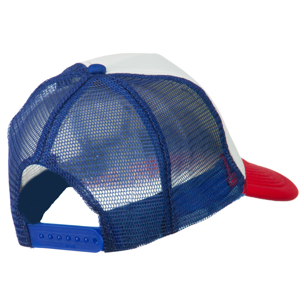 Back Off Embroidered Foam Mesh Cap