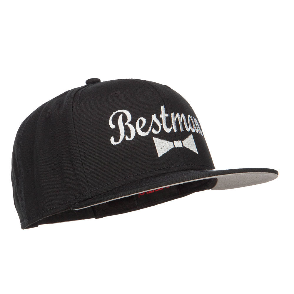 Bestman Bow Tie Embroidered Cotton Snapback