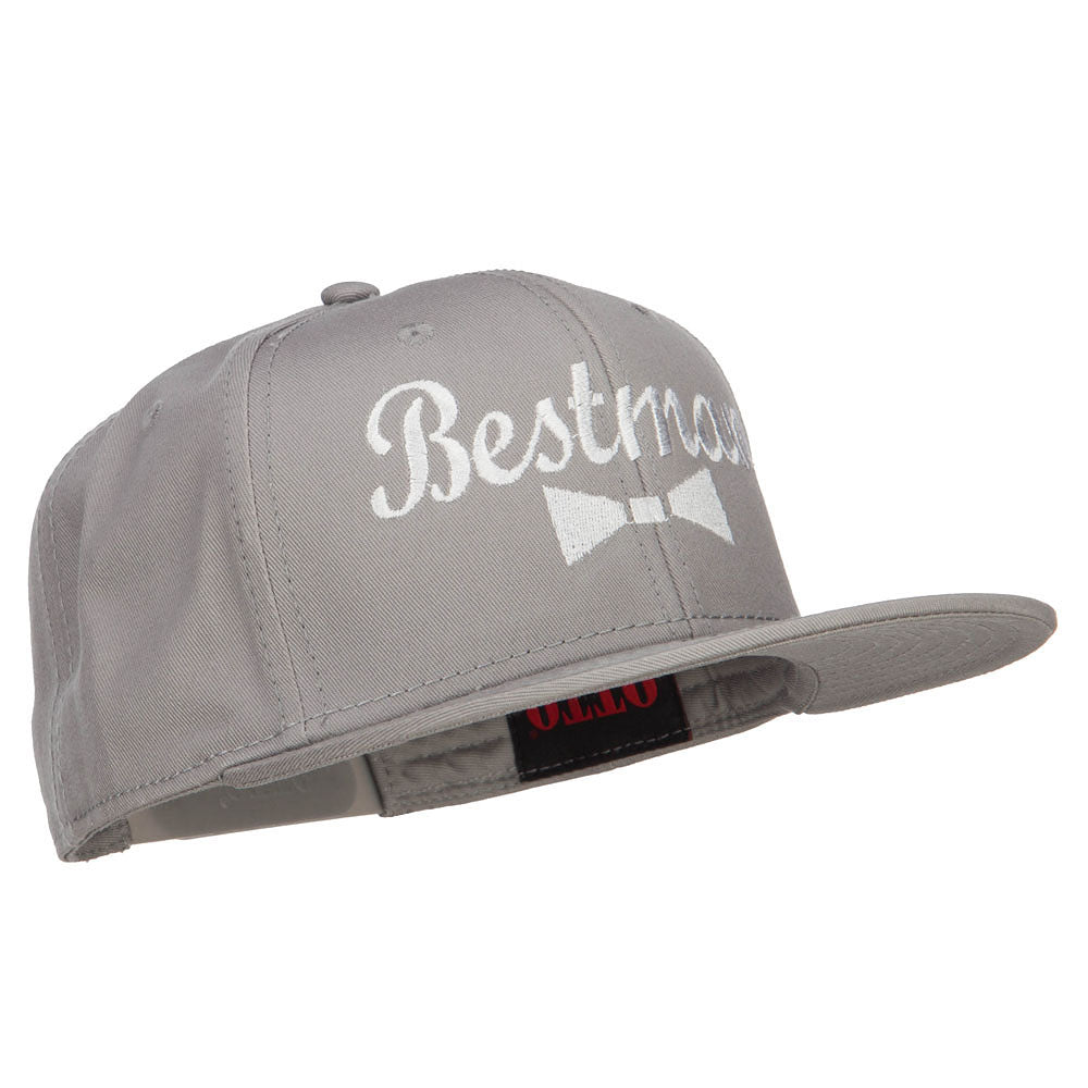 Bestman Bow Tie Embroidered Cotton Snapback