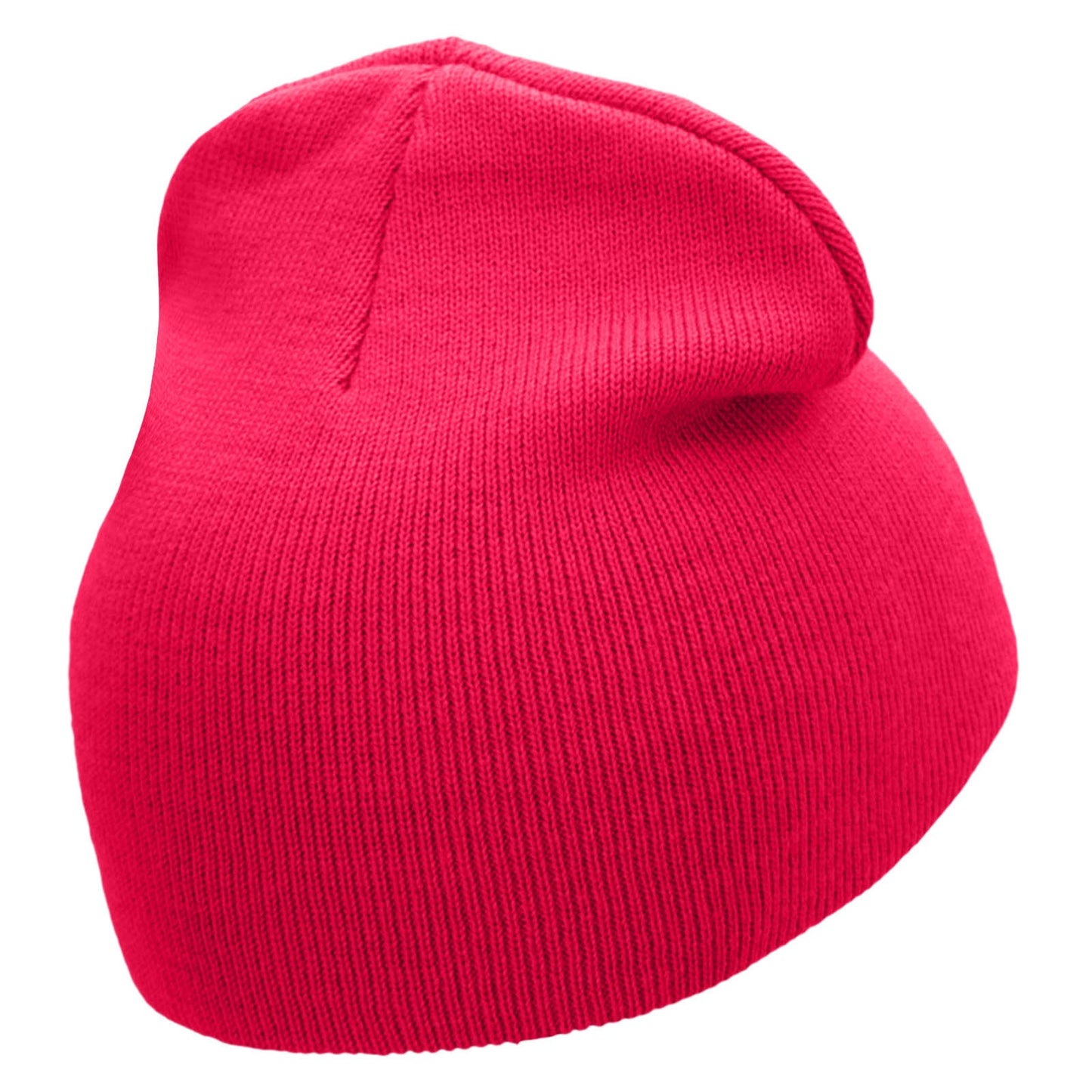 Back Off Saying Embroidered Short Beanie