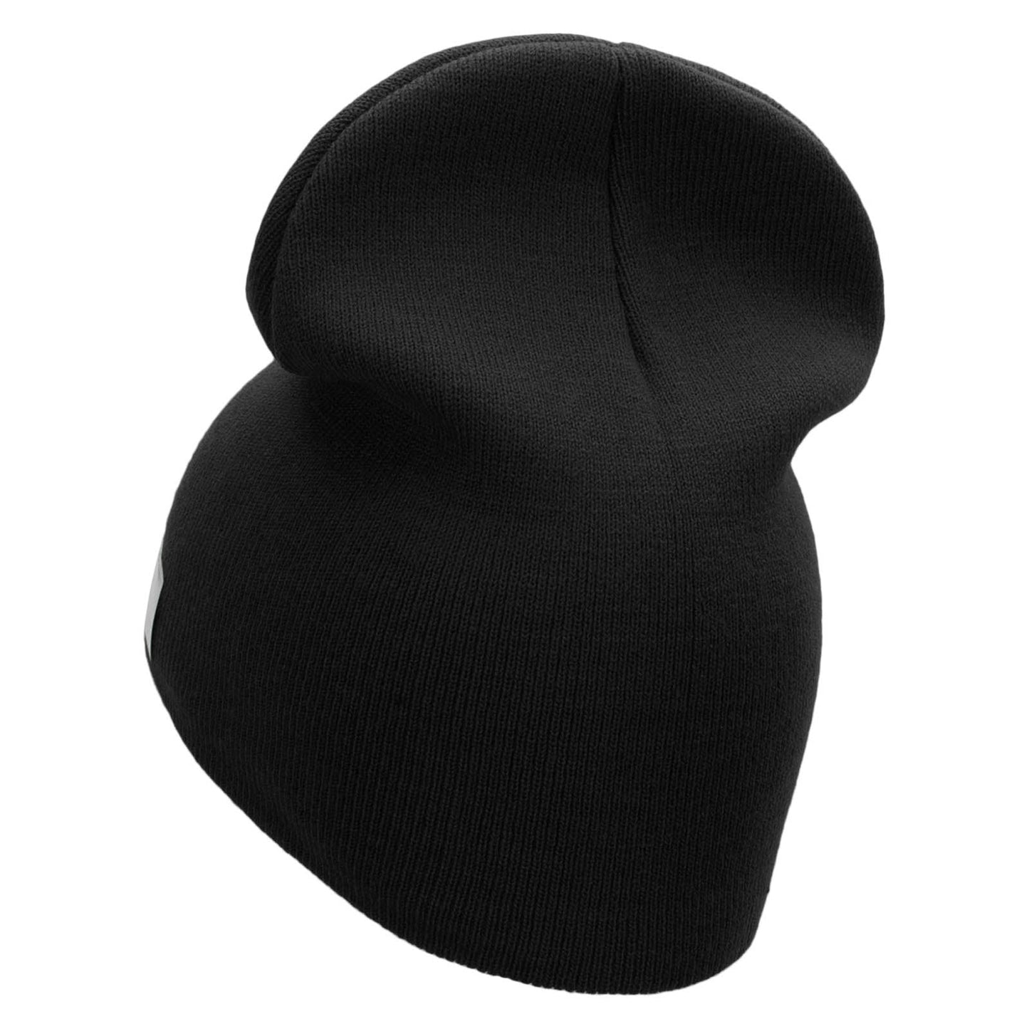 US Navy Veteran Military Embroidered Short Beanie Made in USA