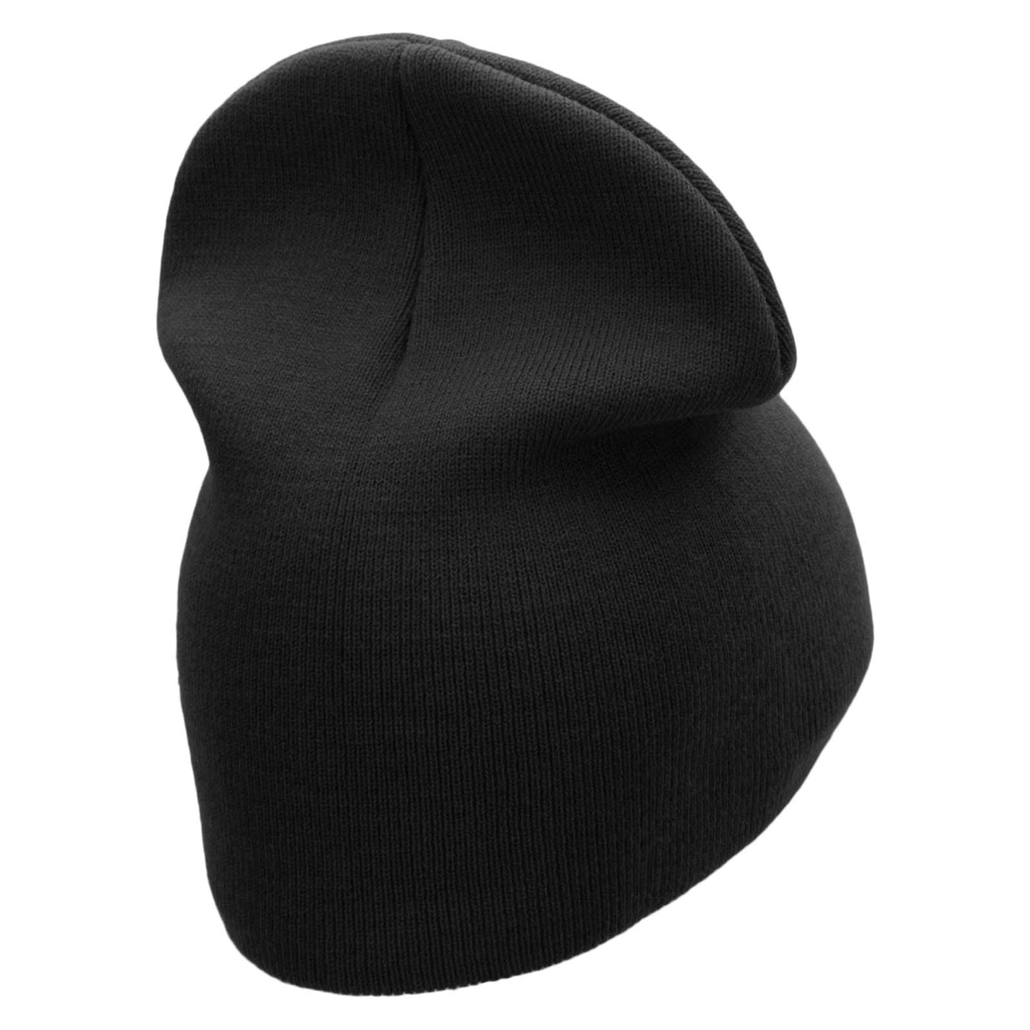 US Navy Veteran Military Embroidered Short Beanie Made in USA