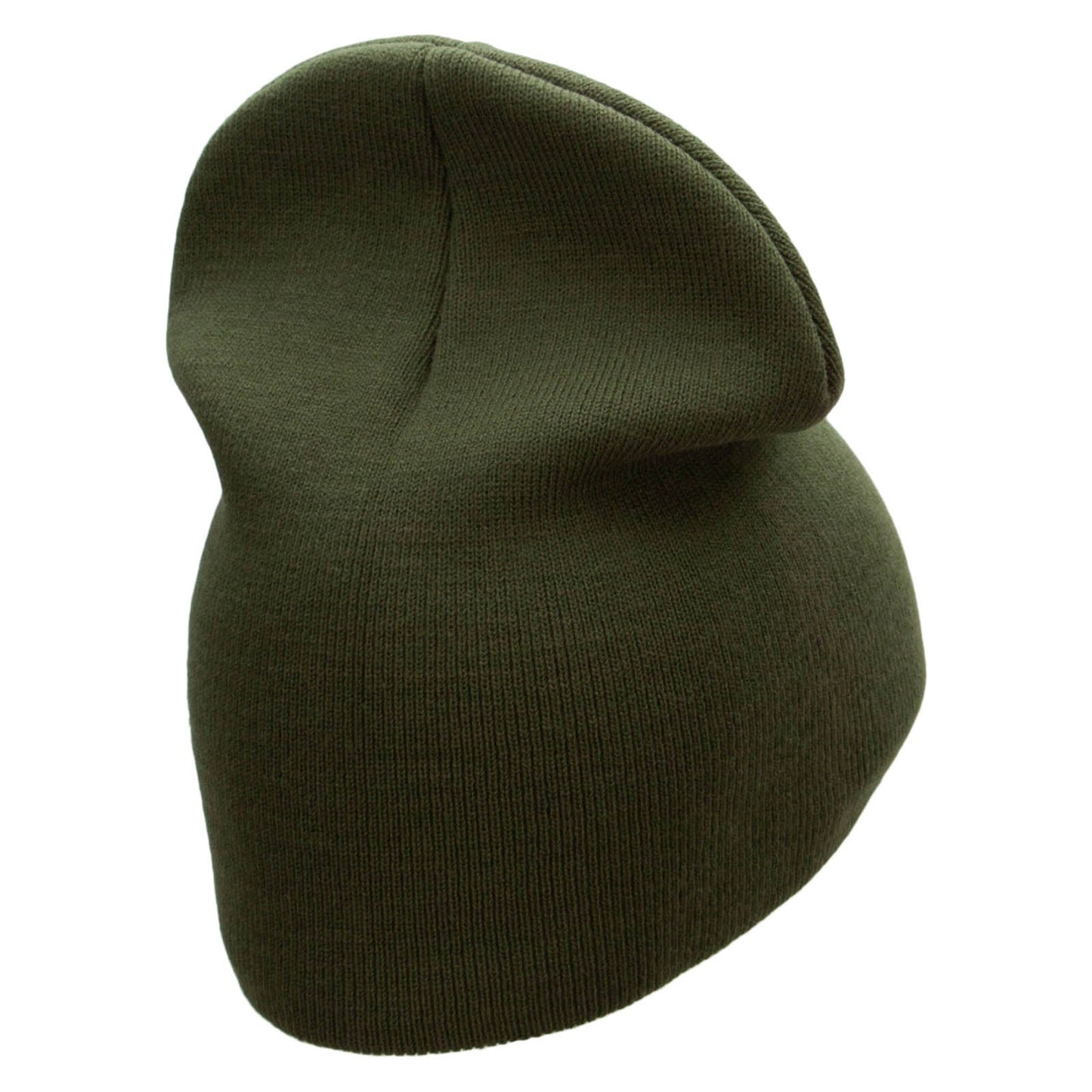 US Navy Veteran Military Embroidered Short Beanie Made in USA