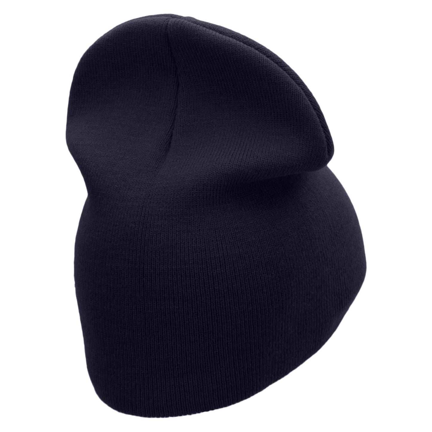 US Navy Veteran Military Embroidered Short Beanie Made in USA